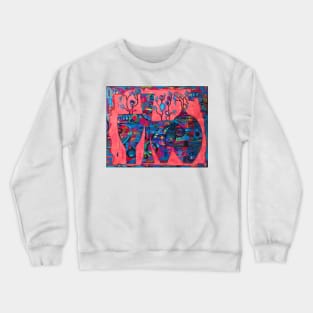 Vases of Flowers Surrounded in Pink Crewneck Sweatshirt